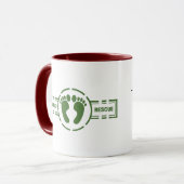 Kampf-Rettung | pflastern Falke-Tasse Tasse (Vorderseite Links)
