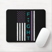 Kampf Semicolon Flag Suicide Bewusstsein Mentale H Mousepad (Mit Mouse)