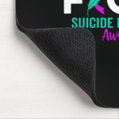 Kampf Suizidprävention Multipler Depression Suizid Mousepad (Ecke)