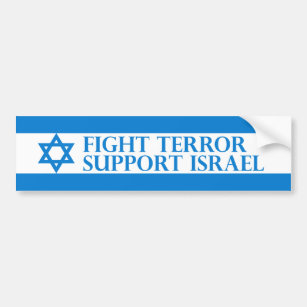 Kampf-Terror, Unterstützung Israel Autoaufkleber