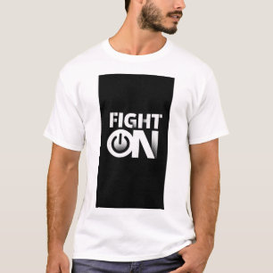 KAMPF TEXT GEDRUCKT T-SHIRT