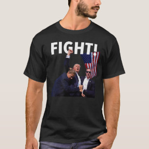 Kampf Trump 2024 überlebt bei der Kundgebung der W T-Shirt