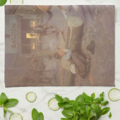 Kampf um Bill Gollings Roundup Saloon Geschirrtuch (Gefaltet)