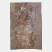 Kampf um Bill Gollings Roundup Saloon Geschirrtuch (Vertikal)