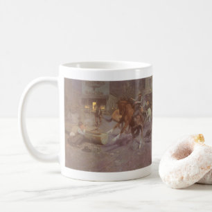Kampf um Bill Gollings Roundup Saloon Kaffeetasse