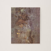 Kampf um Bill Gollings Roundup Saloon Puzzle (Vertikal)