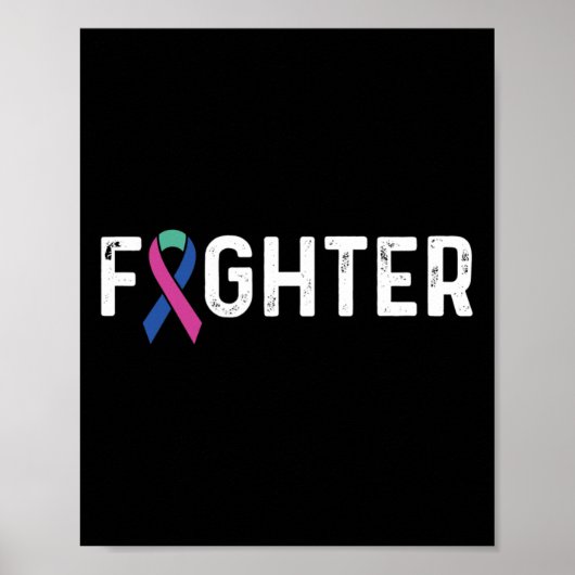 Kampf um das Bewusstsein für Krebs Poster (Vorne)