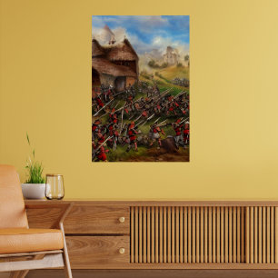 Kampf um das digitale Kunstposter von Village #01 Poster