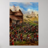 Kampf um das digitale Kunstposter von Village #01 Poster (Vorne)