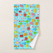 Kampf um das Muster der Trauminsel Badhandtuch Set (Handtuch)