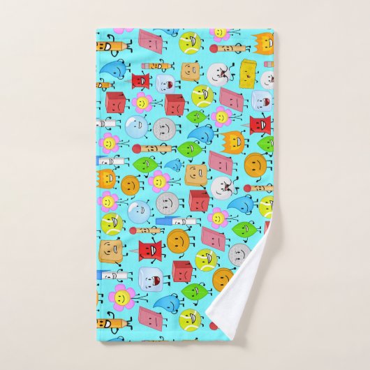 Kampf um das Muster der Trauminsel Badhandtuch Set (Handtuch)