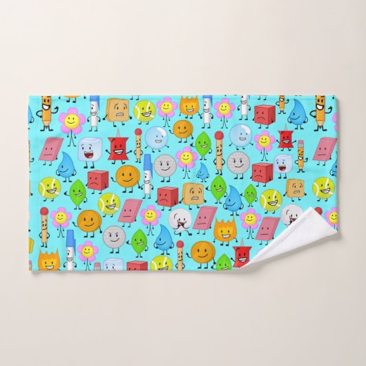 Kampf um das Muster der Trauminsel Badhandtuch Set (Handtuch)