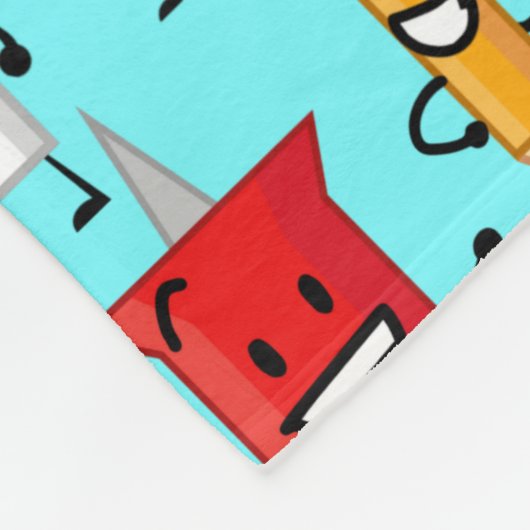 Kampf um das Muster der Trauminsel Fleecedecke (Ecke)