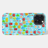 Kampf um das Muster der Trauminsel iPhone Hülle (Rückseite (Horizontal))