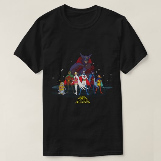 Kampf um die Planeten - Gruppe T-Shirt (Design vorne)