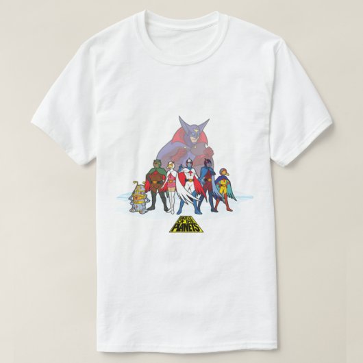 Kampf um die Planeten - Gruppe T-Shirt (Design vorne)