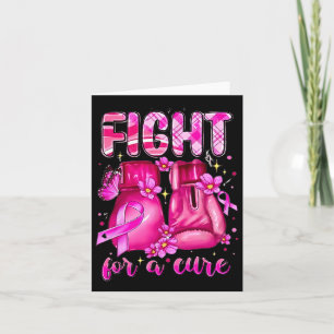 Kampf um eine heilende, rosa Boxhandschuhe für Bru Karte