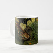 Kampf um einen Tiger und ein Buffalo Kaffeetasse (Vorderseite Links)