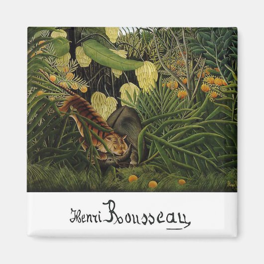 Kampf um einen Tiger und ein Buffalo Magnet (Vorne)