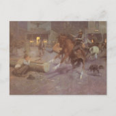 Kampf um EW Gollings in der Roundup Saloon Postkarte (Vorderseite)