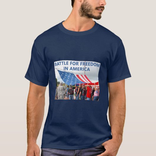 Kampf um Freiheit (dunkler) T - Shirt (Vorderseite)