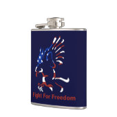 Kampf um Freiheit Flachmann (Links)