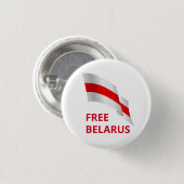 Kampf um Freiheit in Belarus. Button (Vorne & Hinten)
