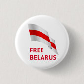 Kampf um Freiheit in Belarus. Button (Vorderseite)