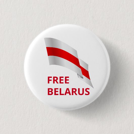 Kampf um Freiheit in Belarus. Button (Vorderseite)