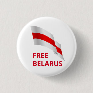 Kampf um Freiheit in Belarus. Button