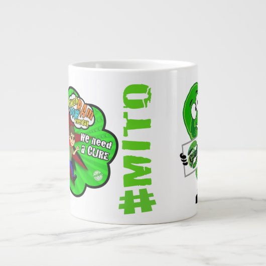 Kampf um Mito-Bewusstsein Jumbo-Tasse (Vorderseite)