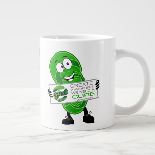 Kampf um Mito-Bewusstsein Jumbo-Tasse (Rechts)