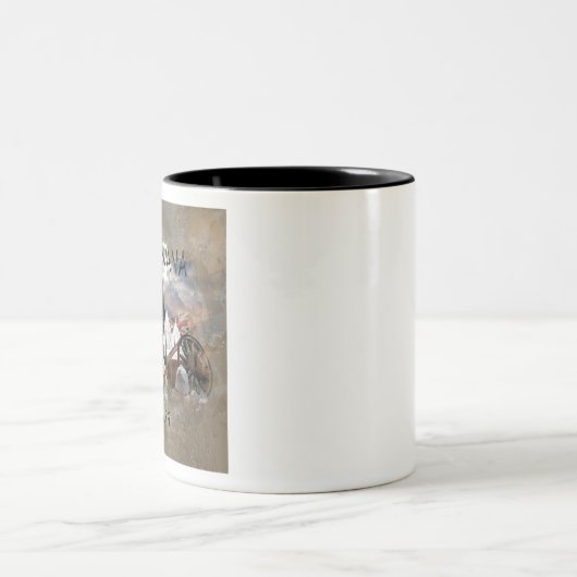 Kampf um Rorkes Drift Zweifarbige Tasse (Mittel)