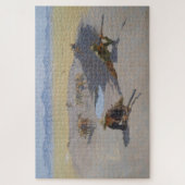 Kampf um Waterhole Puzzle (Vertikal)