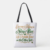 Kampf ums Überleben Tasche (Rückseite)
