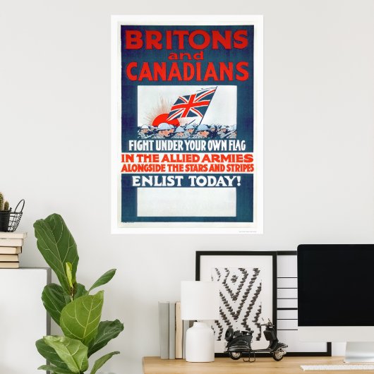 Kampf unter Ihrer eigenen Flagge (US02106) Poster (Heimbüro)