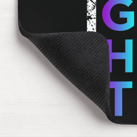 Kampf USA Flag Happy Suicide Awareness Support Gra Mousepad (Ecke)