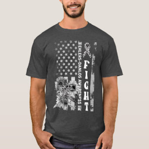 Kampf Usa-Flagge Sonnenblume Christian Ehlers Danl T-Shirt