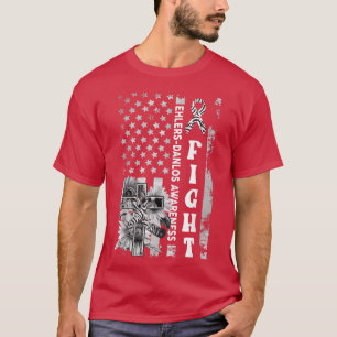 Kampf USA Flagge Sonnenblume Christlich Ehlers Dan T-Shirt