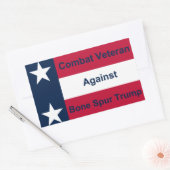 Kampf Veteran gegen Trump Rechteckiger Aufkleber (Umschlag)