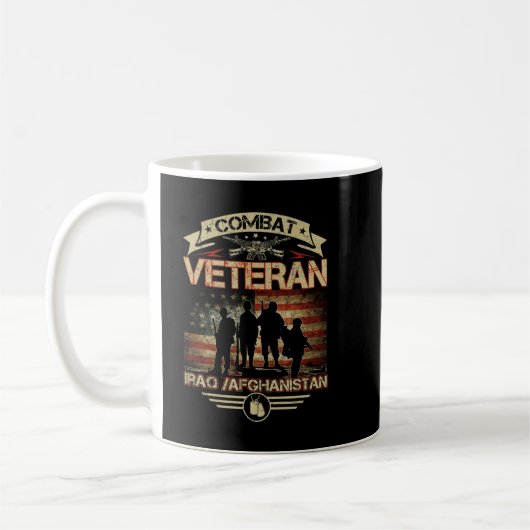 Kampf Veteran Irak Kaffeetasse (Links)