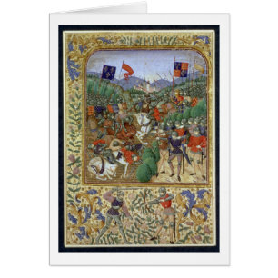 Kampf von Agincourt, am 25. Oktober 1415 (w/c auf