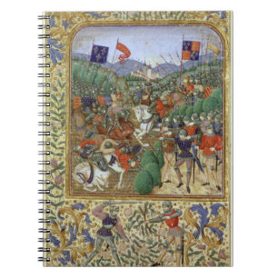 Kampf von Agincourt, am 25. Oktober 1415 (w/c auf Notizblock