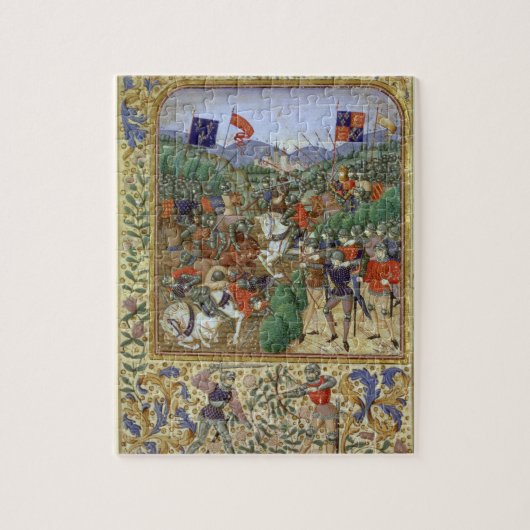 Kampf von Agincourt, am 25. Oktober 1415 (w/c auf Puzzle (Vertikal)