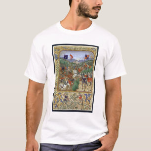 Kampf von Agincourt, am 25. Oktober 1415 (w/c auf T-Shirt