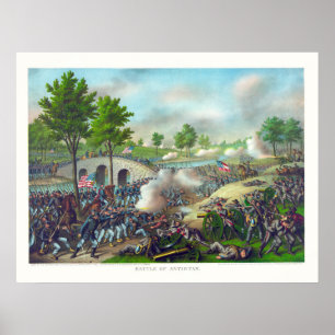 Kampf von Antietam Poster