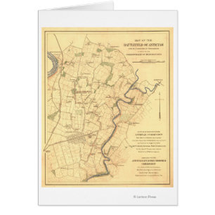 Kampf von Antietam - ziviler Kriegs-panoramische