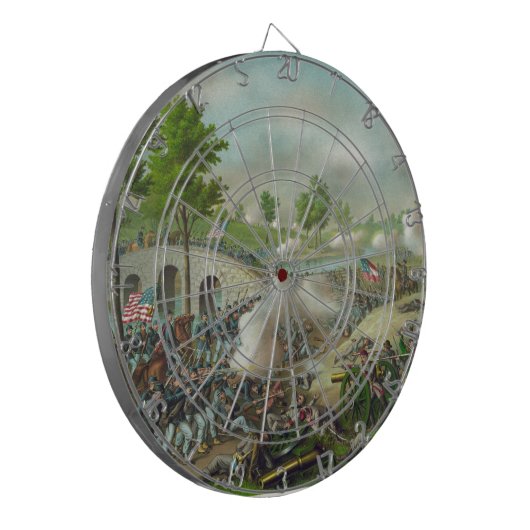 Kampf von Antitam Dartscheibe (Vorderseite Links)