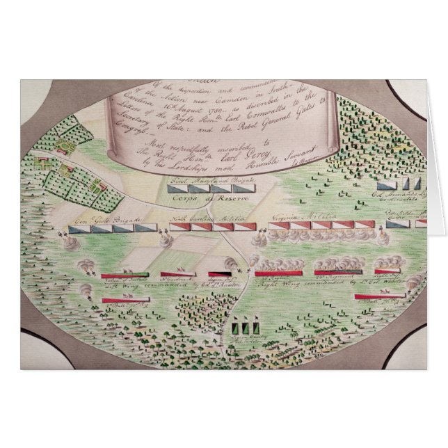 Kampf von Camden, 1780 (Vorderseite (Horizontal))