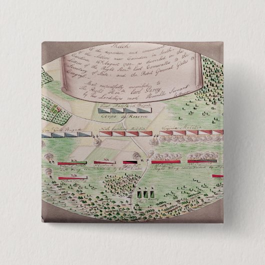 Kampf von Camden, 1780 Button (Vorderseite)